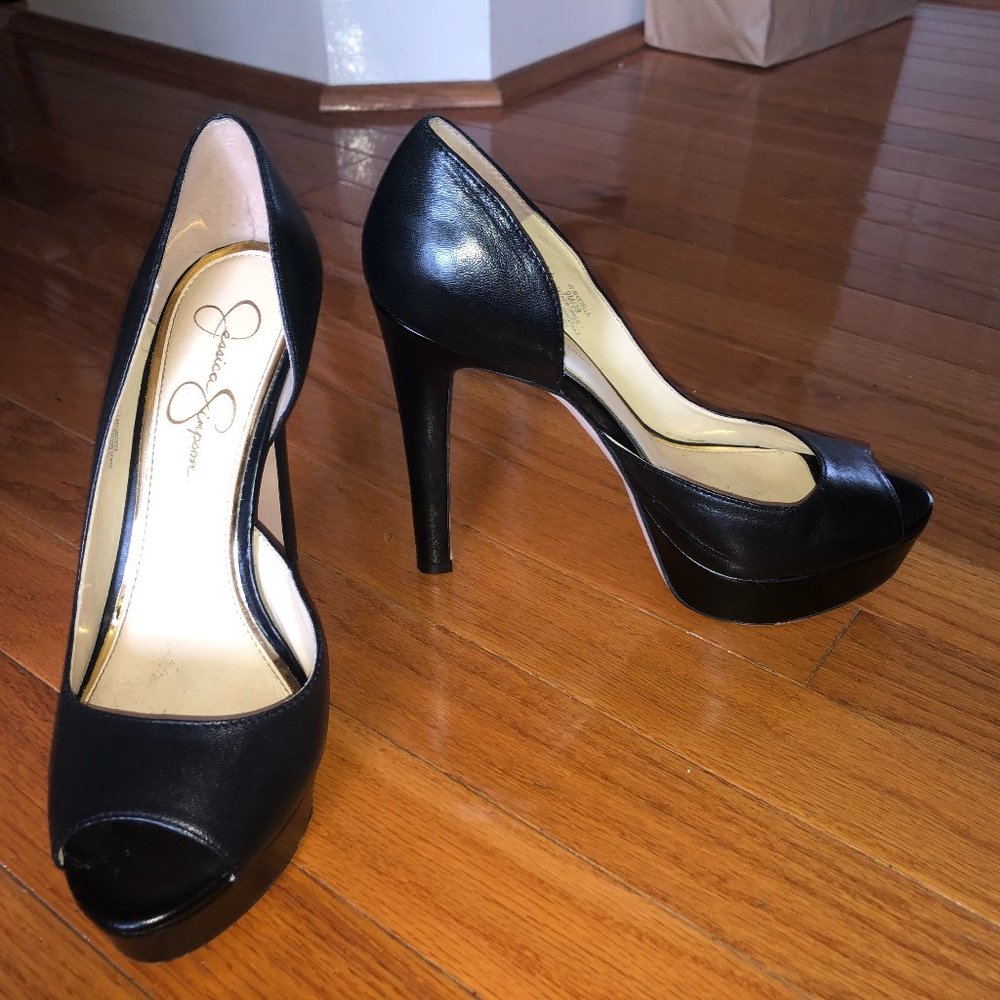 Jessica Simpson Black Heels